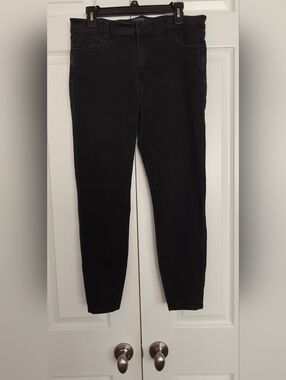 Liverpool Black Straight Leg Women's Jeans, Size 12